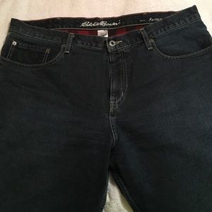 Eddie Bauer Flannel lined jeans MENS